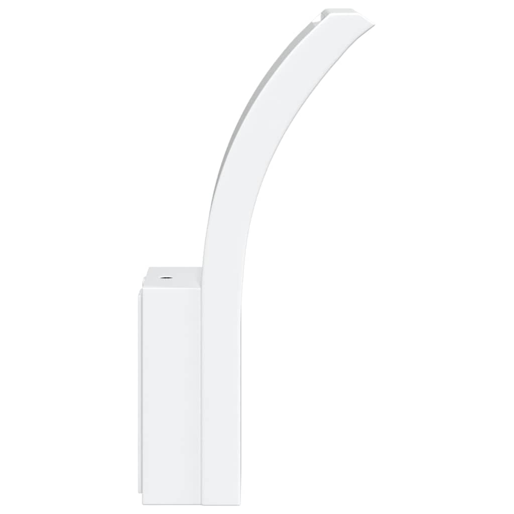 vidaXL LED-Außenwandleuchte Weiß Aluminiumdruckguss