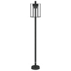 vidaXL Wegeleuchte Schwarz 100 cm Edelstahl
