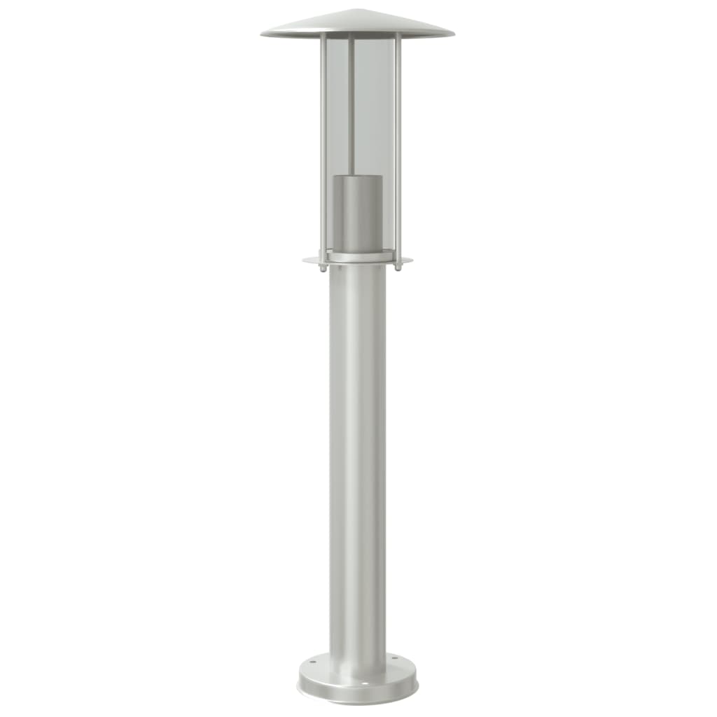 vidaXL Wegeleuchte Silbern 60 cm Edelstahl