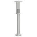 vidaXL Wegeleuchte Silbern 60 cm Edelstahl