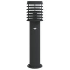 vidaXL Wegeleuchte mit Bewegungsmelder Schwarz 60 cm Edelstahl