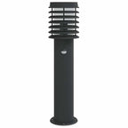 vidaXL Wegeleuchten mit Bewegungsmelder 3 Stk. Schwarz 60 cm Edelstahl