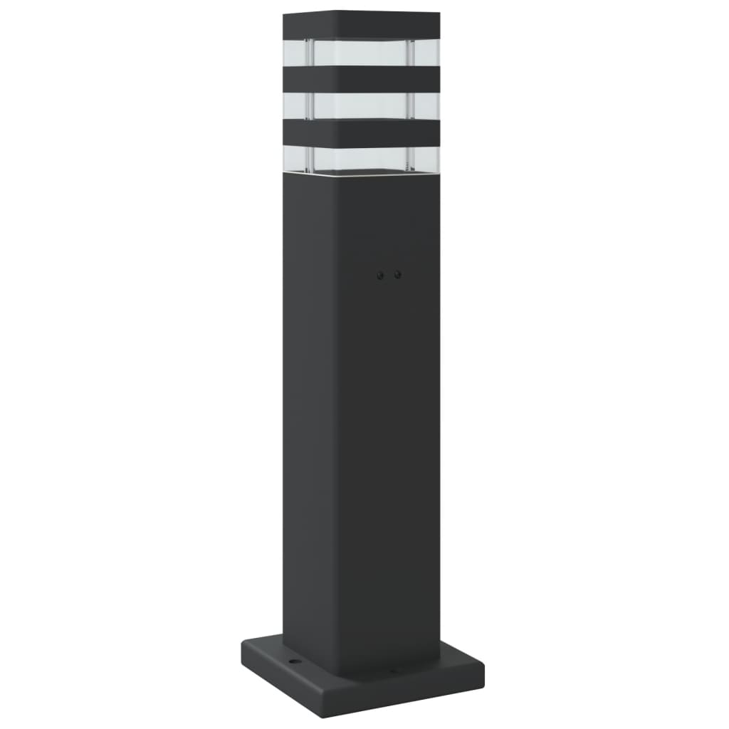 vidaXL Wegeleuchte Schwarz 50 cm Aluminium