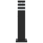 vidaXL Wegeleuchten 3 Stk. Schwarz 50 cm Aluminium