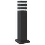 vidaXL Wegeleuchte mit Bewegungsmelder Schwarz 50 cm Aluminium