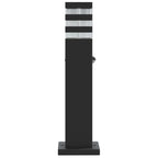 vidaXL Wegeleuchten mit Bewegungsmelder 3 Stk. Schwarz 50 cm Aluminium