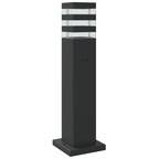 vidaXL Wegeleuchten mit Bewegungsmelder 3 Stk. Schwarz 50 cm Aluminium