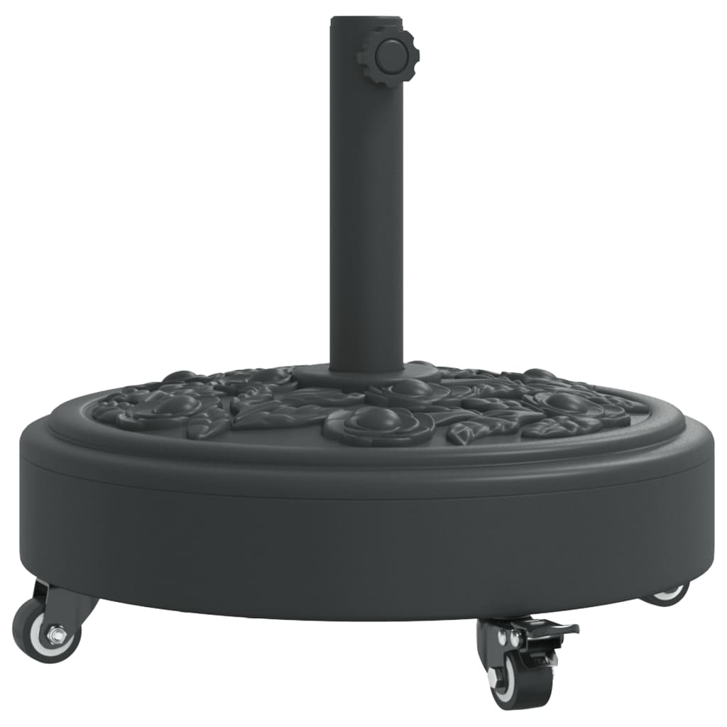 vidaXL Sonnenschirmständer mit Rollen für Ø38/48 mm Mast 27 kg Rund