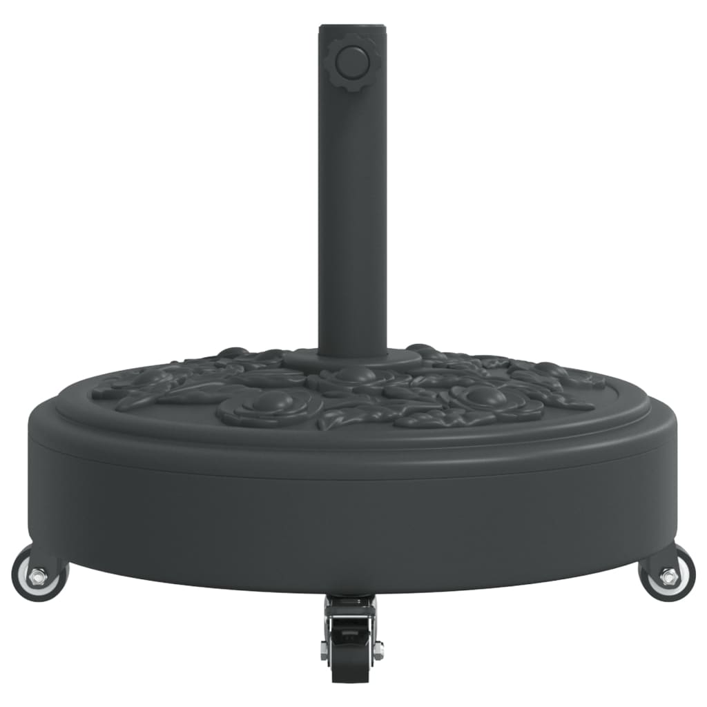 vidaXL Sonnenschirmständer mit Rollen für Ø38/48 mm Mast 27 kg Rund