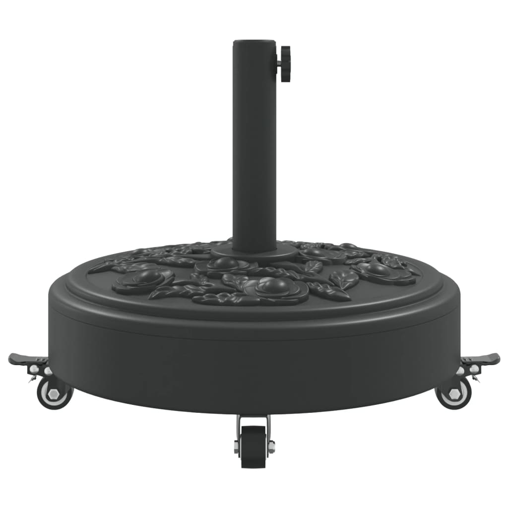 vidaXL Sonnenschirmständer mit Rollen für Ø38/48 mm Mast 27 kg Rund