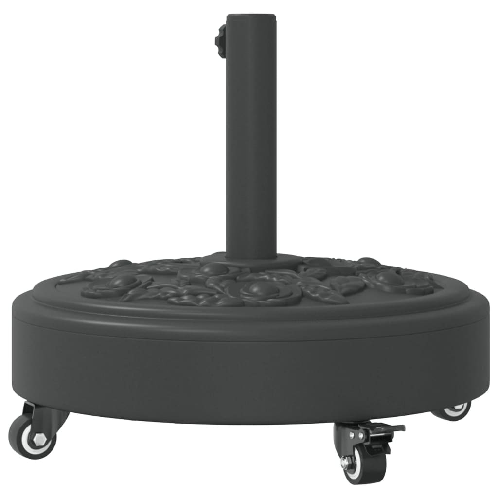 vidaXL Sonnenschirmständer mit Rollen für Ø38/48 mm Mast 27 kg Rund