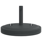 vidaXL Sonnenschirmständer mit Griffen für Ø38/48 mm Mast 25 kg Rund