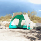 vidaXL Strandzelt 2 Personen Seegrün Quick Release Wasserdicht