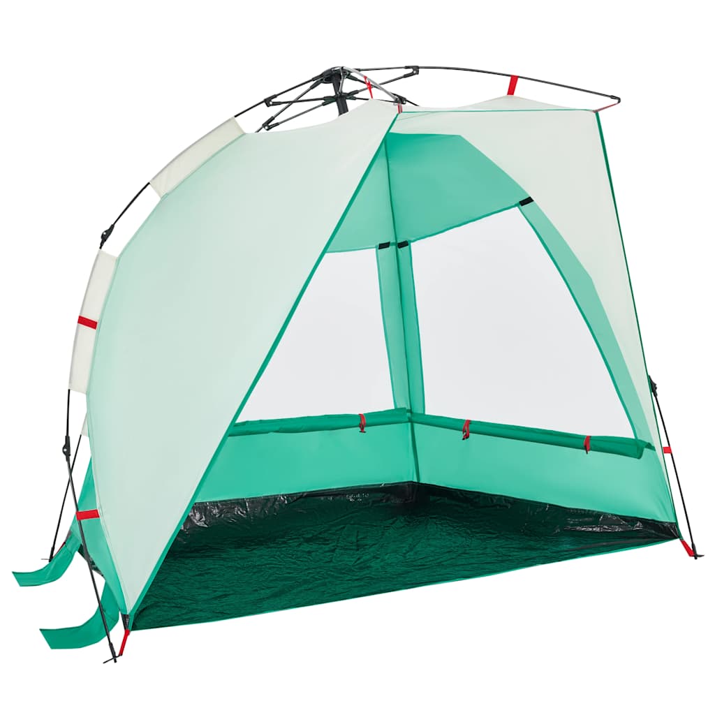 vidaXL Strandzelt 2 Personen Seegrün Quick Release Wasserdicht