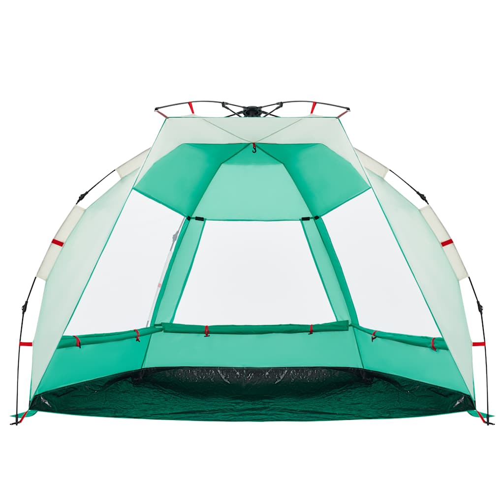 vidaXL Strandzelt 2 Personen Seegrün Quick Release Wasserdicht