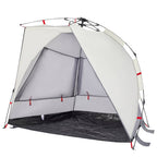 vidaXL Strandzelt 2 Personen Grau Quick Release Wasserdicht