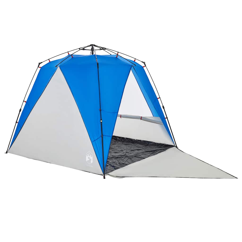 vidaXL Strandzelt 4 Personen Azurblau Quick Release Wasserdicht