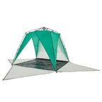 vidaXL Strandzelt 4 Personen Seegrün Quick Release Wasserdicht