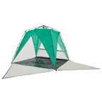 vidaXL Strandzelt 4 Personen Seegrün Quick Release Wasserdicht