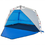 vidaXL Strandzelt 3 Personen Azurblau Quick Release Wasserdicht