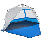vidaXL Strandzelt 3 Personen Azurblau Quick Release Wasserdicht