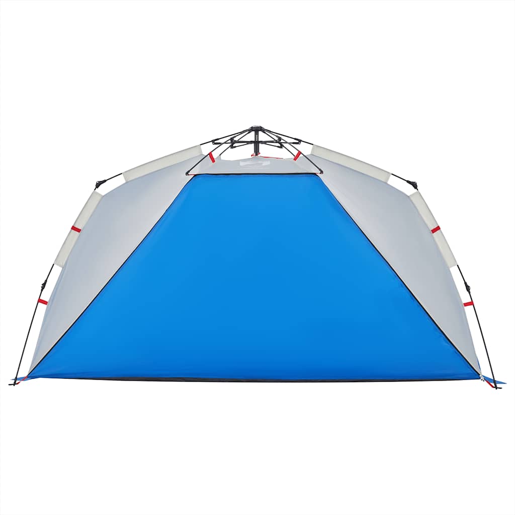 vidaXL Strandzelt 3 Personen Azurblau Quick Release Wasserdicht