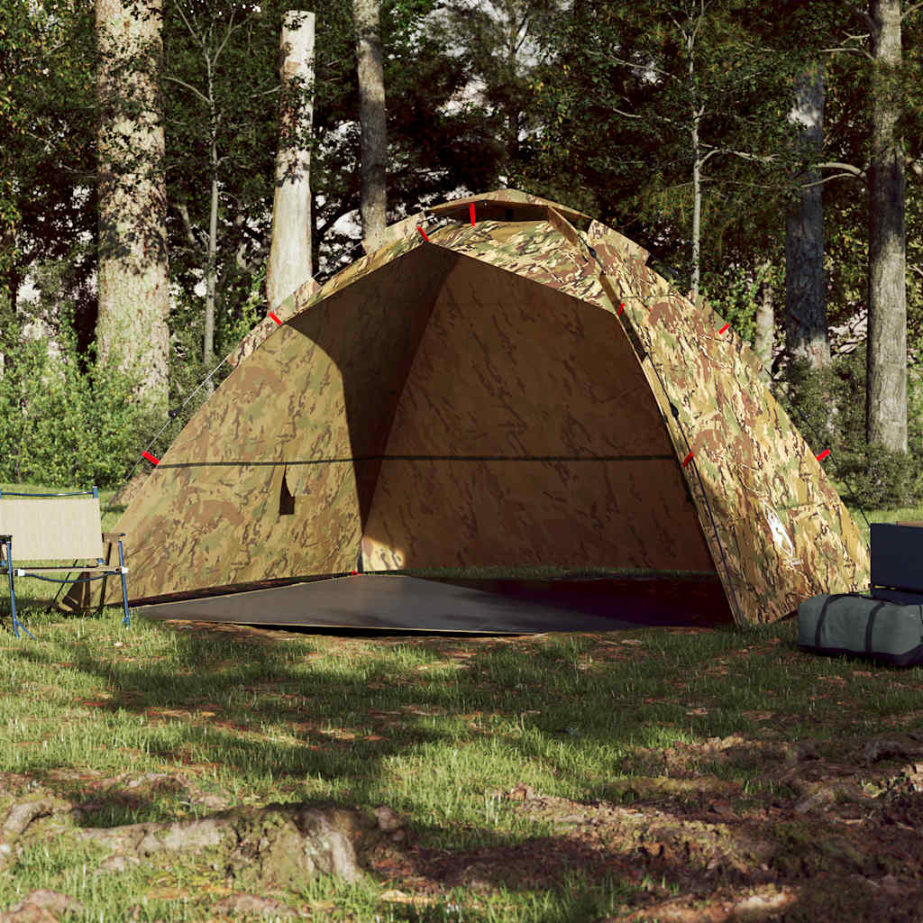 vidaXL Angelzelt 4 Personen Tarnmuster Quick Release