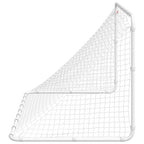 vidaXL Fußballtor Weiß 122 x 81 x 81 cm Stahl