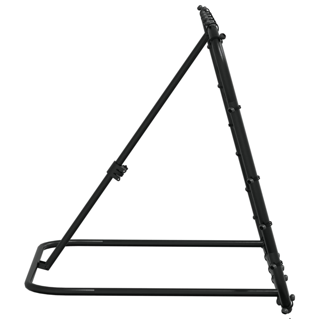 vidaXL Fußball-Rebounder Verstellbar Schwarz 84x73x60-80 cm Stahl