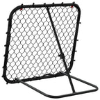 vidaXL Fußball-Rebounder Verstellbar Schwarz 84x73x60-80 cm Stahl