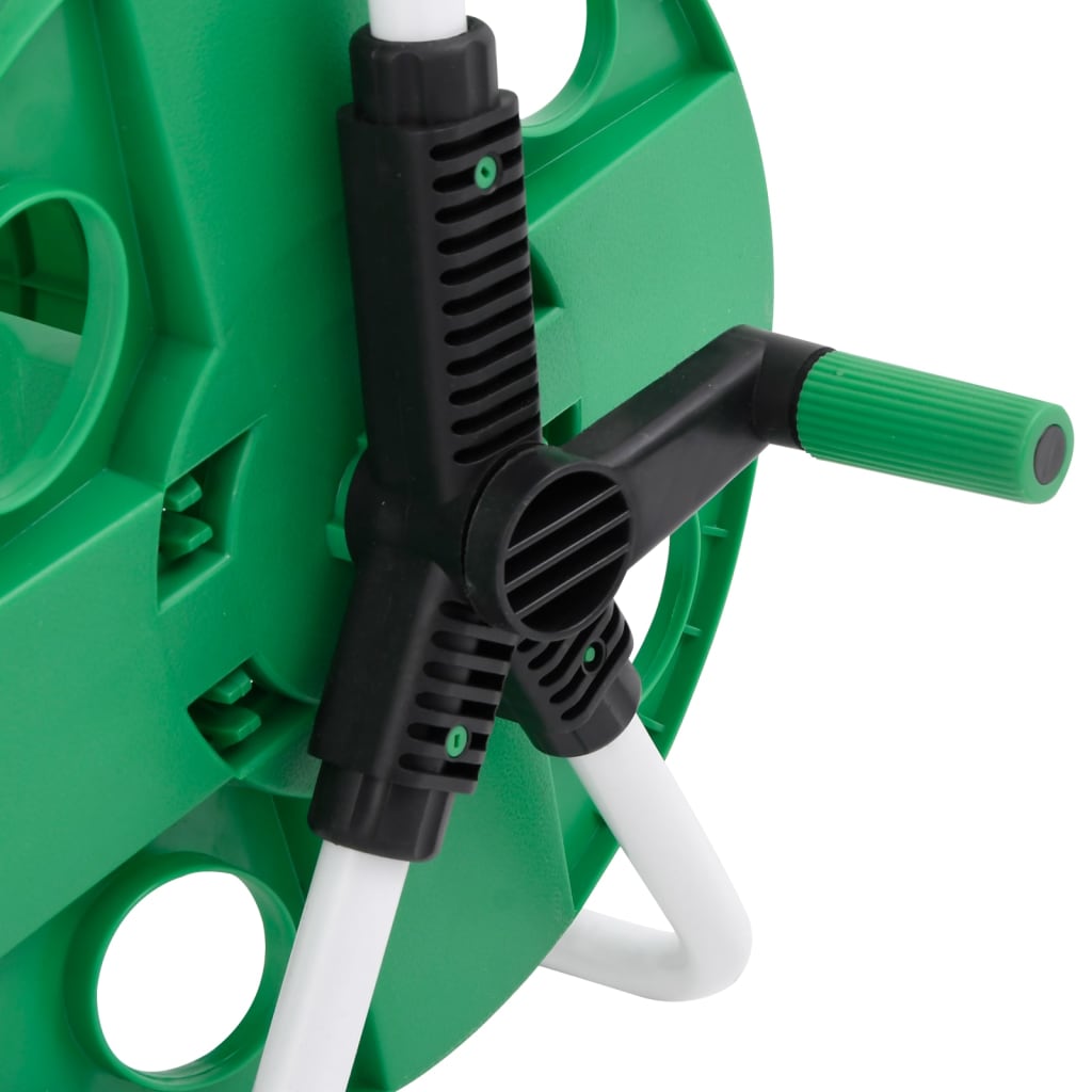 vidaXL Schlauchtrommel Freistehend für 45 m 1/2" Schlauch Stahl