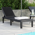 vidaXL 4-fach Verstellbare Sonnenliege 155,5x57x28 cm Polypropylen