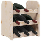 vidaXL Weinregal 33x25x37 cm Massivholz Kiefer