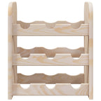 vidaXL Weinregal 33x25x37 cm Massivholz Kiefer