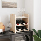 vidaXL Weinregal mit Oberplatte 33x25x37 cm Massivholz Kiefer