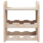 vidaXL Weinregal mit Oberplatte 33x25x37 cm Massivholz Kiefer