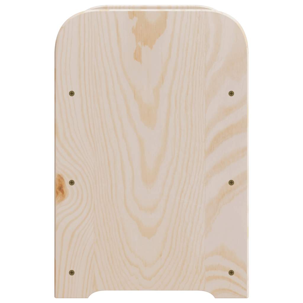 vidaXL Weinregal mit Oberplatte 33x25x37 cm Massivholz Kiefer