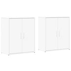 vidaXL Sideboards 2 Stk. Weiß 60x31x70 cm Holzwerkstoff
