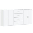 vidaXL Sideboards 3 Stk. Weiß 60x31x84 cm Holzwerkstoff