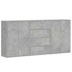 vidaXL Sideboards 3 Stk. Betongrau 60x31x84 cm Holzwerkstoff