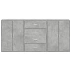 vidaXL Sideboards 3 Stk. Betongrau 60x31x84 cm Holzwerkstoff