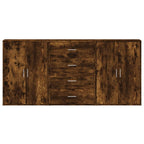 vidaXL Sideboards 3 Stk. Räuchereiche 60x31x84 cm Holzwerkstoff