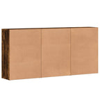 vidaXL Sideboards 3 Stk. Räuchereiche 60x31x84 cm Holzwerkstoff