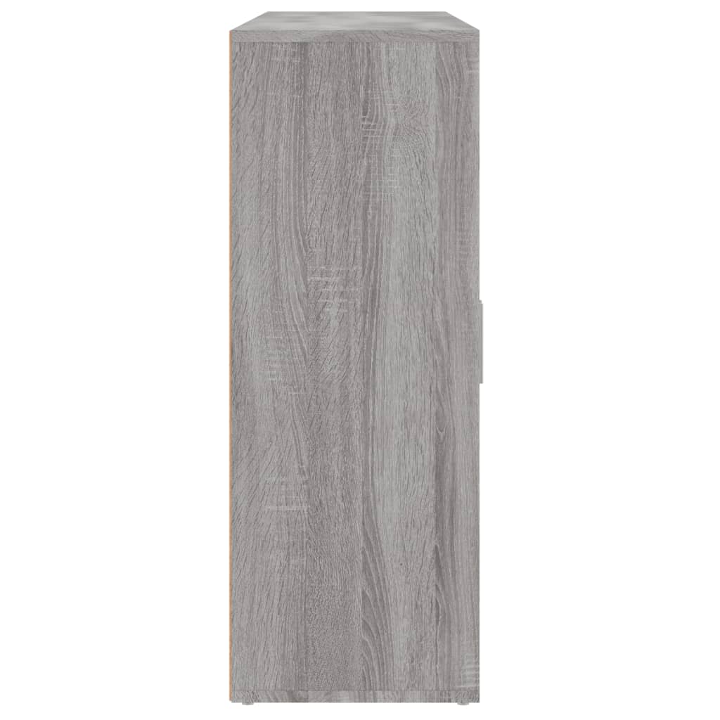 vidaXL Sideboards 3 Stk. Grau Sonoma 60x31x84 cm Holzwerkstoff