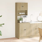 vidaXL Küchenschrank Sonoma-Eiche 60x50x180 cm Holzwerkstoff