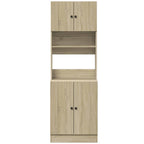 vidaXL Küchenschrank Sonoma-Eiche 60x50x180 cm Holzwerkstoff
