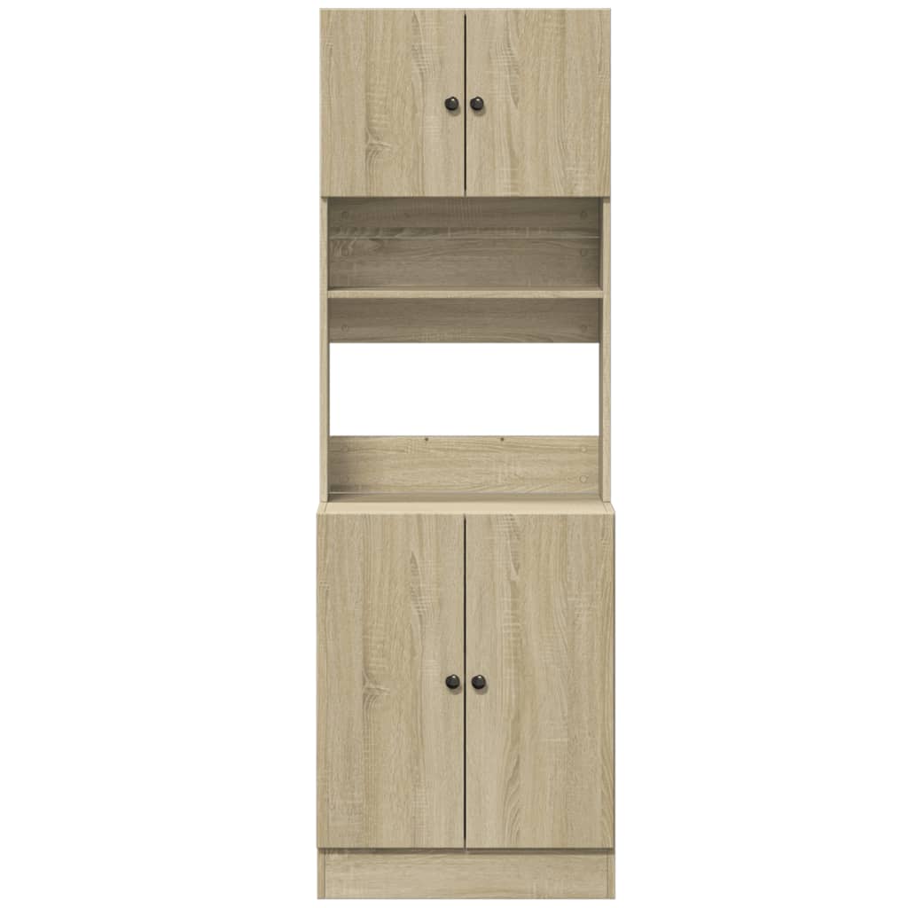 vidaXL Küchenschrank Sonoma-Eiche 60x50x180 cm Holzwerkstoff