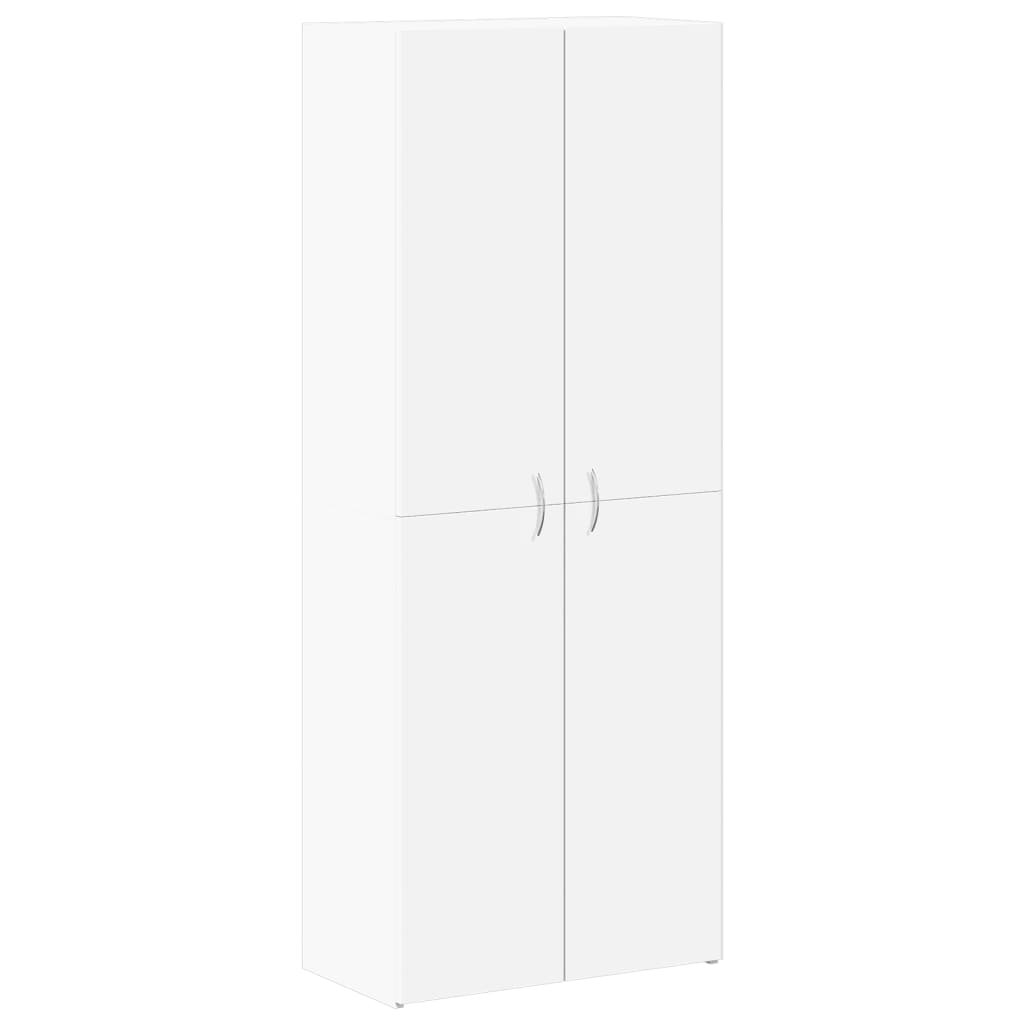 vidaXL Aktenschrank Weiß 60x32x153 cm Holzwerkstoff