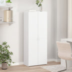 vidaXL Aktenschrank Weiß 60x32x153 cm Holzwerkstoff