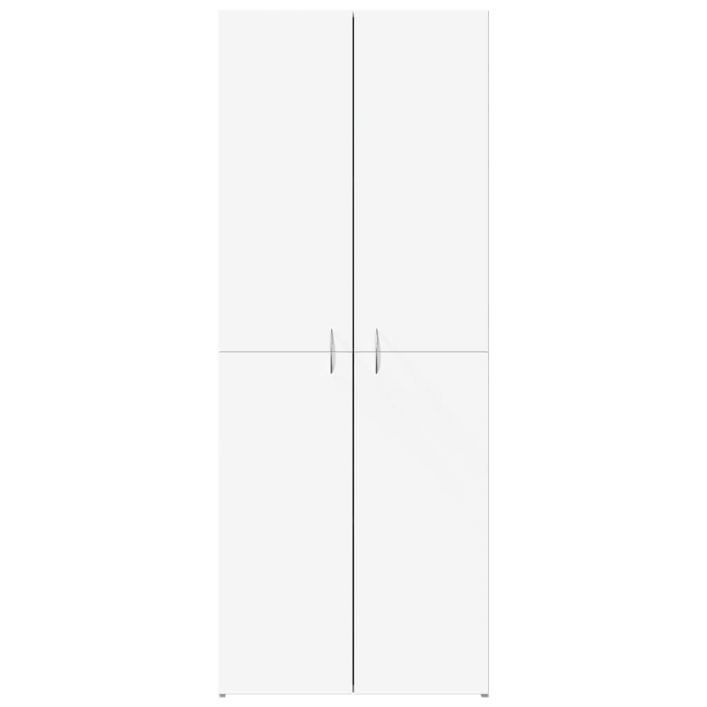 vidaXL Aktenschrank Weiß 60x32x153 cm Holzwerkstoff